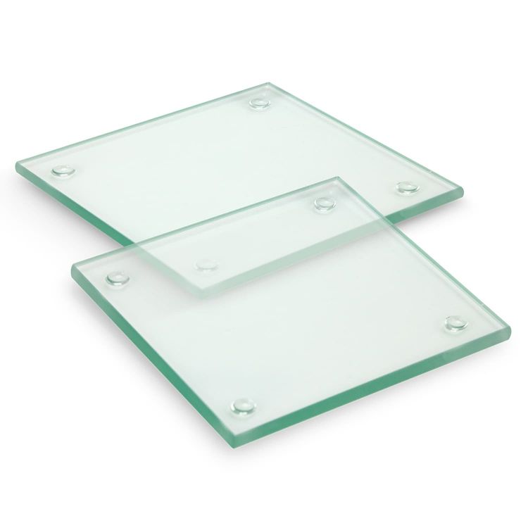 Picture of Venice Glass Coaster - Set of 2 - Square - Full Colour