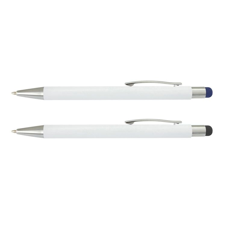 Picture of Lancer Stylus Pen - White Barrel