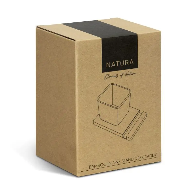 Picture of NATURA Bamboo Phone Stand Desk Caddy