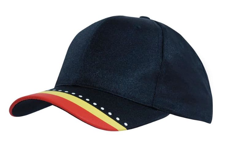 Picture of Breathable Poly Twill with Multi Coloured Printed Peak