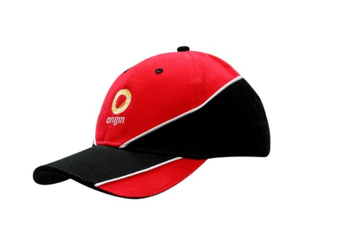 Picture of Brushed Heavy Cotton Cap with Fabric Inserts/Piping on Crown & Peak