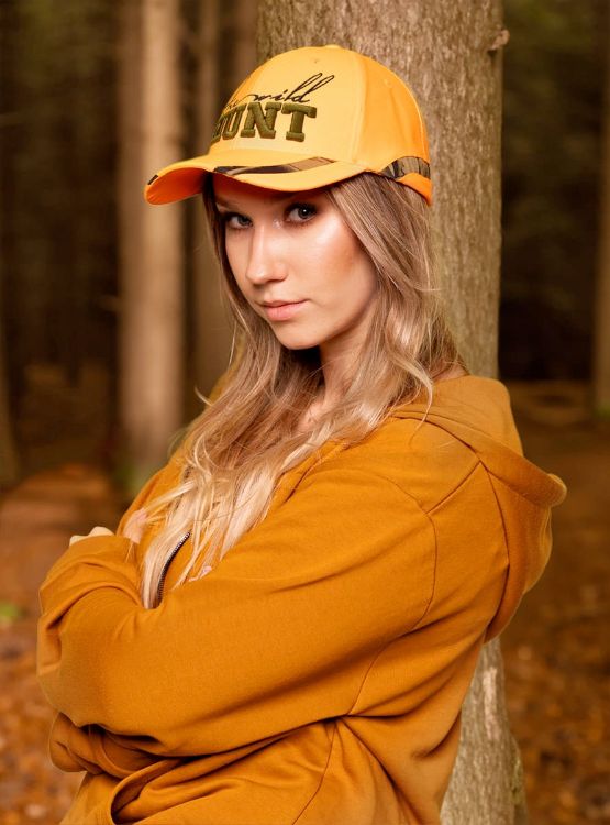 Picture of Luminescent Safety Cap with Leaf Print Camo Inserts