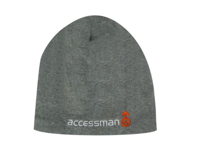 Picture of Rolled Down 100% Cotton Beanie with Fleece Lining