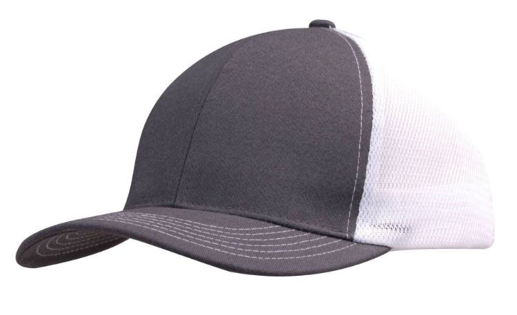 Picture of Brushed Cotton with Mesh Back Cap