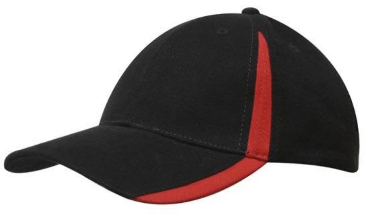 Picture of Brushed Heavy Cotton Cap with Inserts on the Peak & Crown
