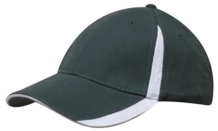Picture of Brushed Heavy Cotton Cap with Inserts on the Peak & Crown