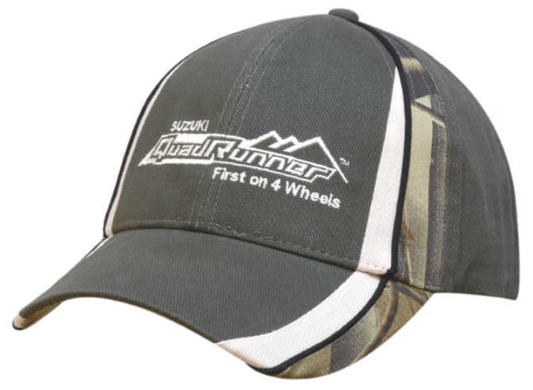 Picture of Brushed Heavy Cotton Cap with Camouflage Peak and Crown Inserts