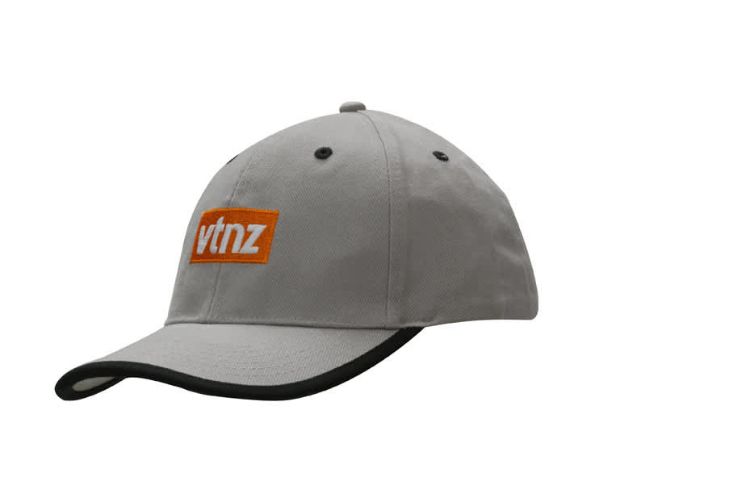 Picture of Brushed Heavy Cotton Cap with Peak Trim