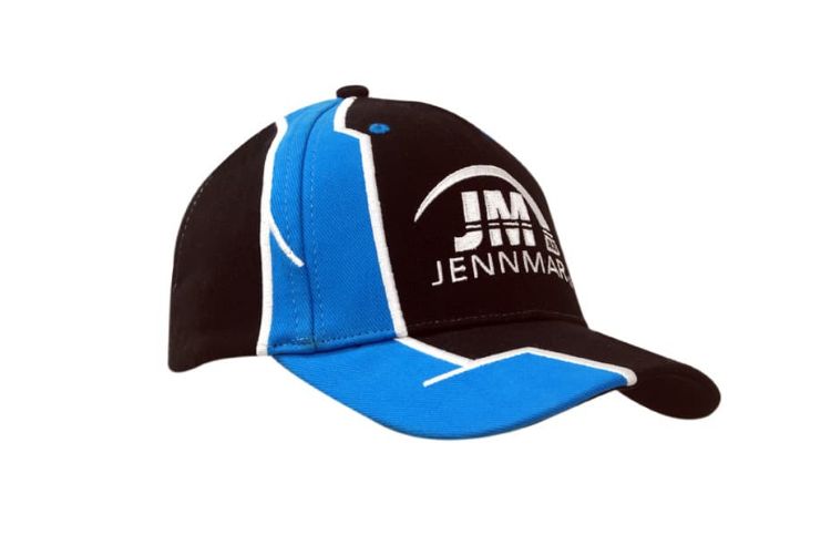 Picture of Brushed Heavy Cotton Cap with Fabric Inserts/Embroidery on Crown & Peak