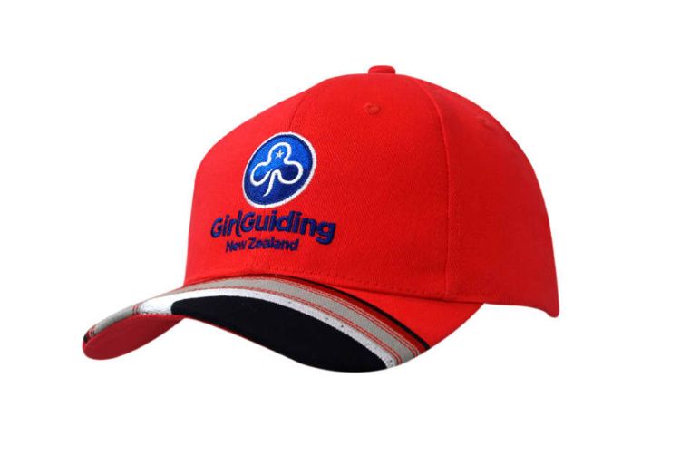 Picture of Brushed Heavy Cotton Cap with Peak Insert & Emroidery