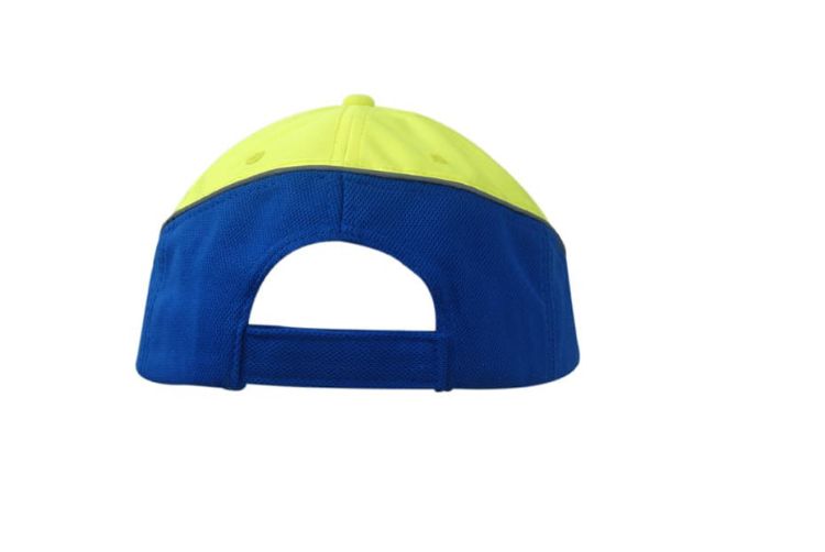 Picture of Luminescent Safety Cap with Inserts/Reflective Piping on Crown & Peak