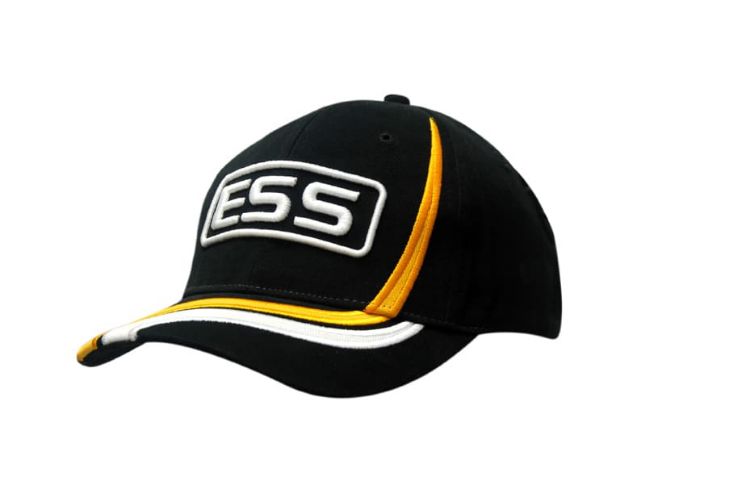 Picture of Brushed Heavy Cotton Cap with Crown & Peak Inserts/Embroidery