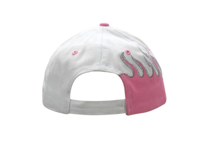 Picture of Brushed Heavy Cotton Cap with Flame Embroidery on Crown & Peak