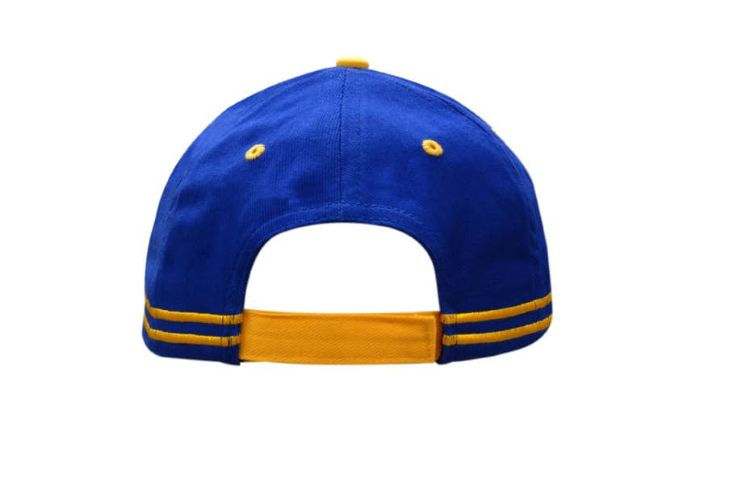 Picture of Brushed Heavy Cotton Cap with Sandwich Trim, Peak Indent & Crown/Peak Embroidery
