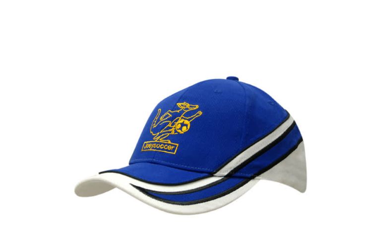 Picture of Brushed Heavy Cotton Cap with Fabric Trims/Embroidery & Piping on Crown & Peak