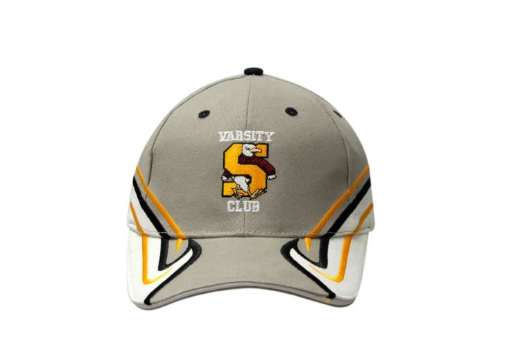 Picture of Brushed Heavy Cotton Cap with Sandwich Trim & Fabric Inserts/Embroidery on Crown & Peak