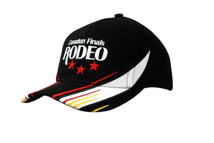 Picture of Brushed Heavy Cotton Cap with Fabric Inserts/Lines on Crown & Peak