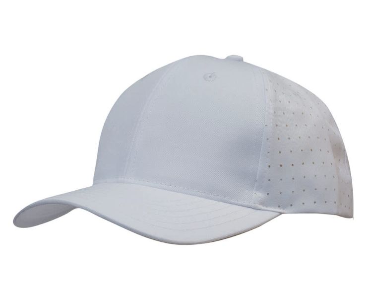 Picture of Breathable Poly Twill Cap with Circle Perforations