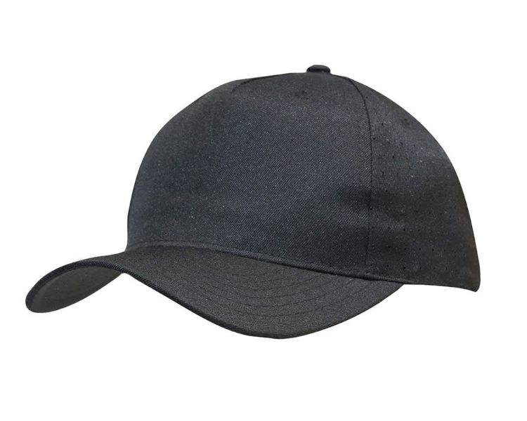 Picture of Breathable Poly Twill Cap with Circle Perforations