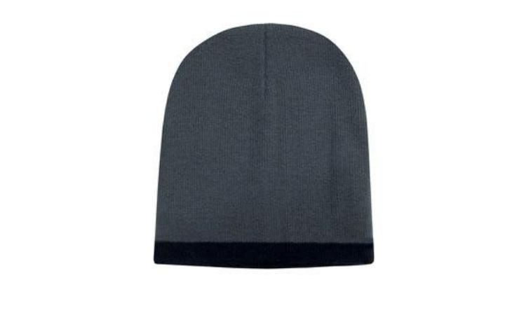 Picture of Roll Down Two Tone Acrylic Beanie