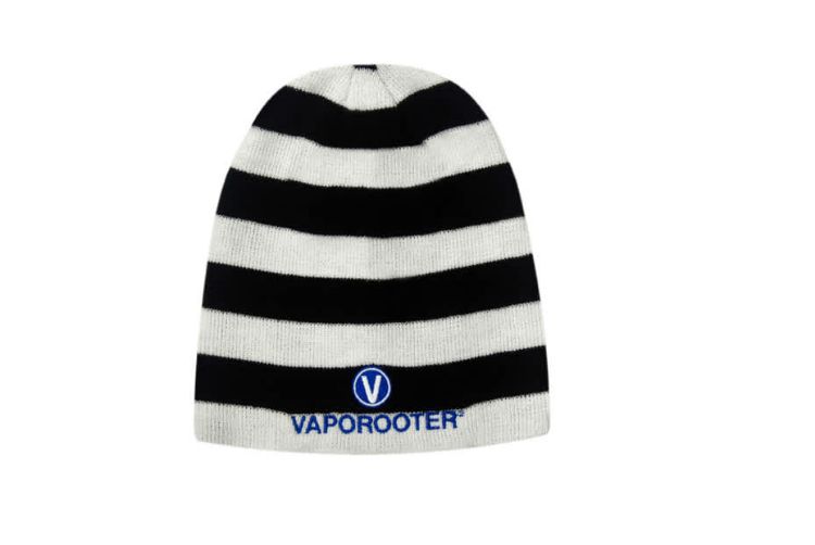 Picture of Rolled Down Acrylic Striped Beanie
